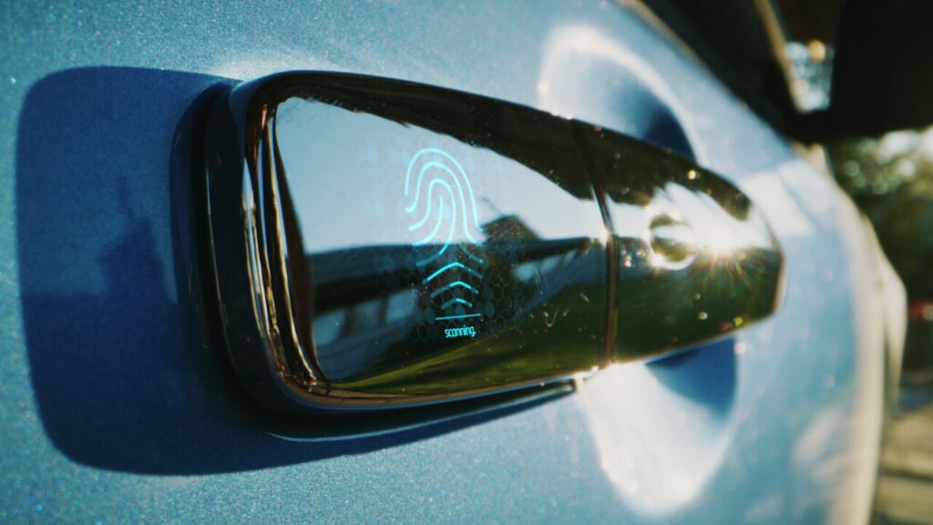 Biometric car access using fingerprint
