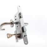 Locksmith near me for security lock with cylinder and key door handle