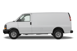 White Commercial Van